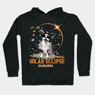 Total Solar Eclipse 2024 Funny Dog Hoodie